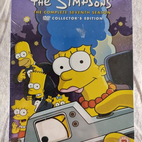 The Simpsons sesong 7 Collector's Edition DVD ny forseglet norsk tekst