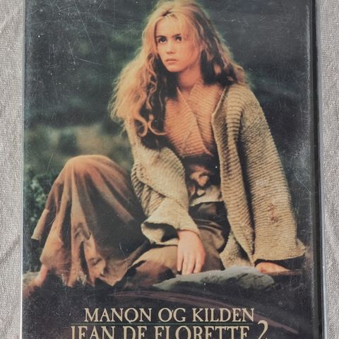 Jean de Florette 2 Manon og kilden DVD ny forseglet norsk tekst