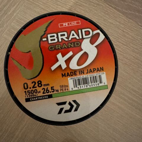 Daiwa J-Braid X8