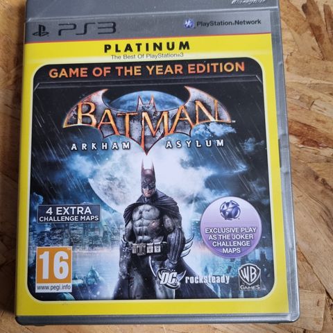 Strøkent PS3 Batman Arkham Asylum