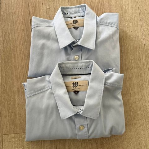 Bertoni, white label skjorter - 2 stk