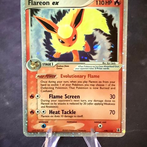 Nydelig Flareon EX 108/113 - Pokemon Delta Species TCG