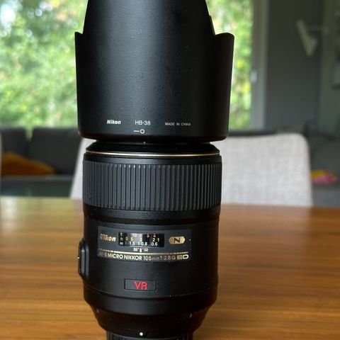 105mm, 50mm, 14mm til salgs Nikon