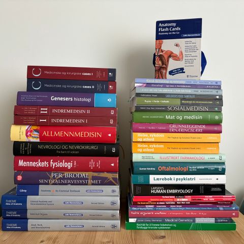 Lærebøker til medisinstudiet