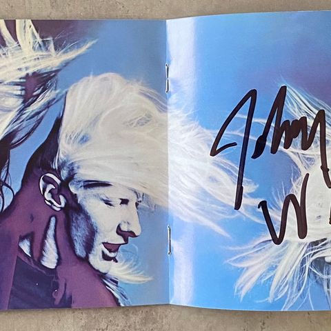 AUTOGRAF - JOHNNY WINTER ! SE BESKRIVELSEN !