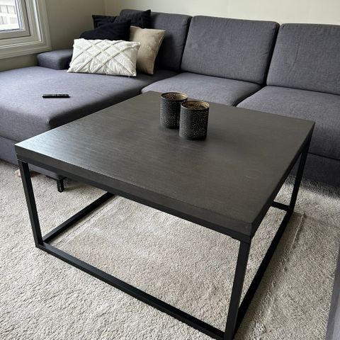 Sofabord med betong plate 90*90