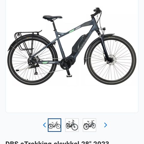 DBS ETREKKING UNISEX EL-HYBRIDSYKKEL 28’’