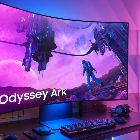 Samsung 55" Odyssey Ark 4K Curved Gaming skjerm