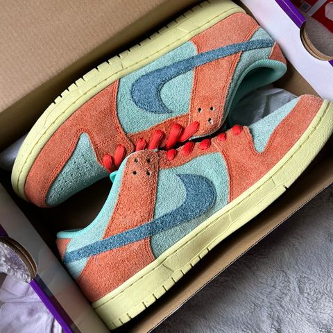 Sb dunk Low Orange Aqua - 46