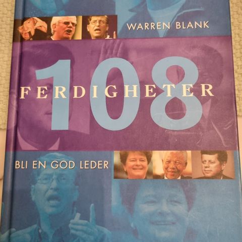 WARREN BLANK  108 FERDIGHETER  BLI EN GOD LEDER