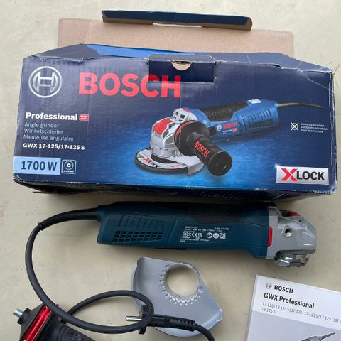 Bosch vinkelsliper x-lock