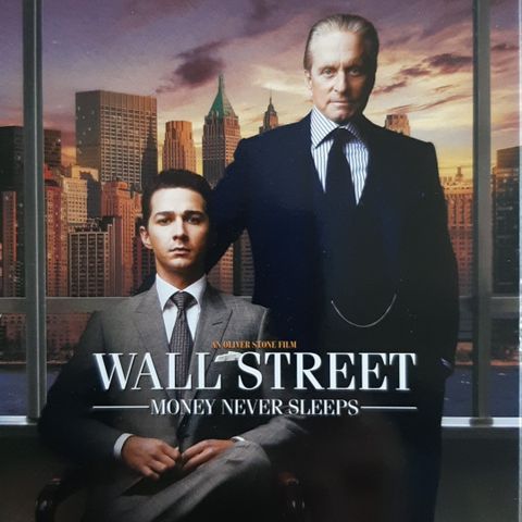 WALLSTREET MONEY NEVER SLEEP Norsk tekst DRAMA + Slip Cover