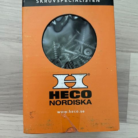 Heco Nordiska Härdad träskruv tft 5,0 x 40 200 stk.
