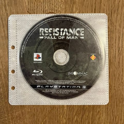 PS3 spill Resistance: Fall of Man 20kr