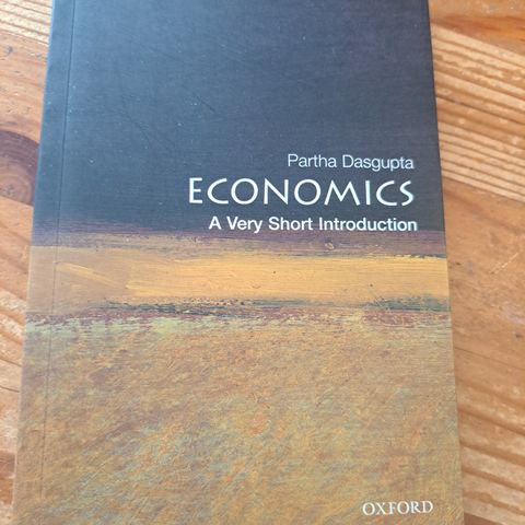 Economics. A Very Short Introduction