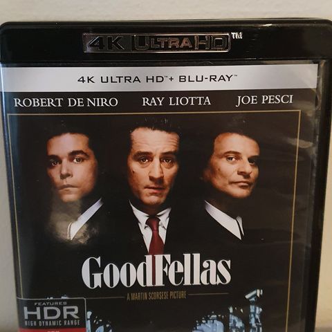 Goodfellas 4k + Bluray