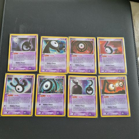 Pokemon unown holo kort