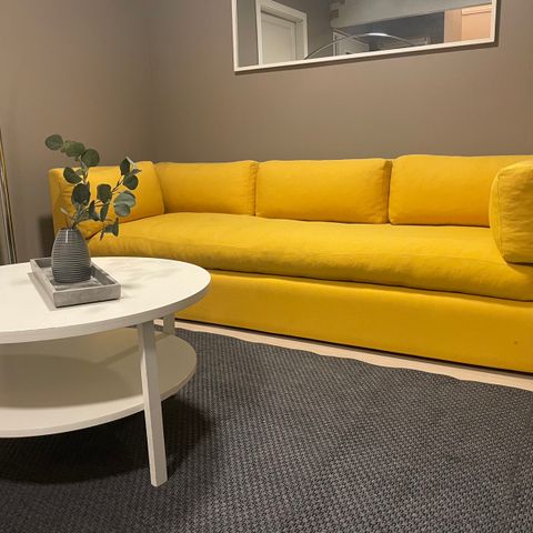 Nydelig gul Hay sofa - kan fraktes!