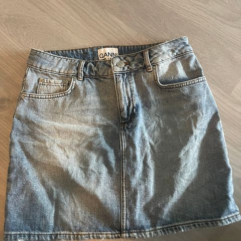 GANNI Denim skjørt