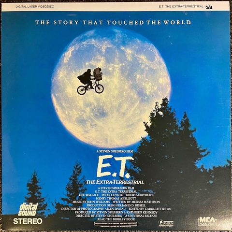 Ønskes kjøpt! E.T på Laserdisc