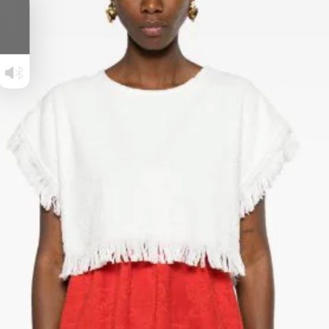 Zimmermann - Alight cotton toweling crop top