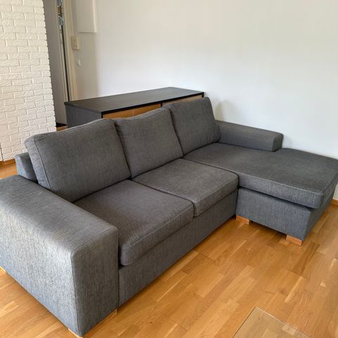 Strøken sofa