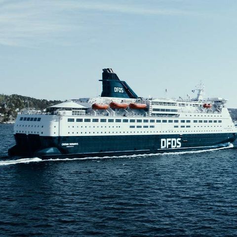 Billett 3.pers København-Oslo DFDS