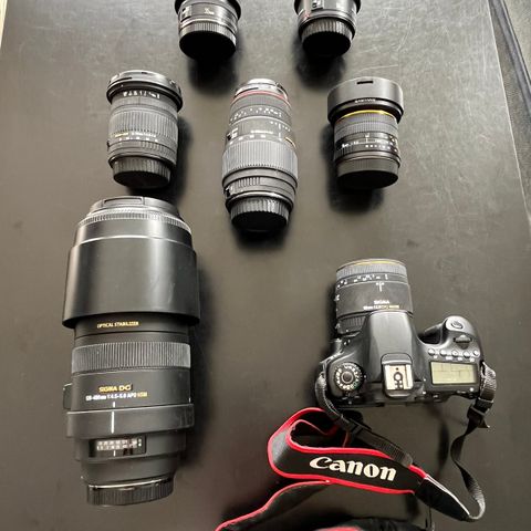 Canon EOS 60D med utstyr