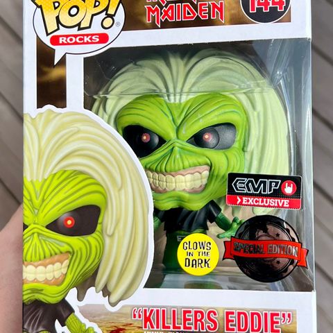 Funko Pop! Rocks: Killers Eddie (Glow in the Dark) | Iron Maiden (144)