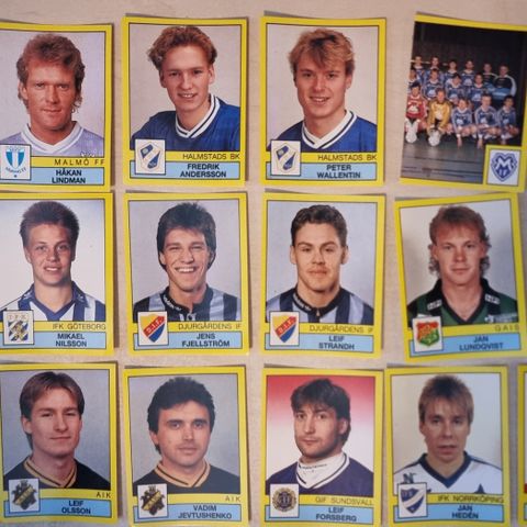 Svenske fotballmerker fra 1991