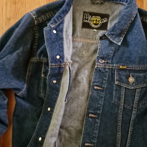 Vintage Dr Martens AirWear Denim Jakke, fra slutten av 90-tallet.