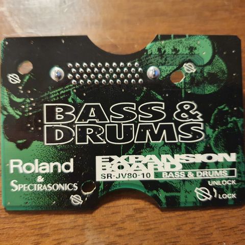 Roland SR-JV80-10 Bass & Drums Ekspansjons-kort til JV-1080 / 2080 etc.