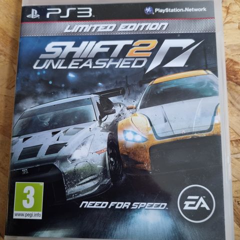 Strøkent PS3 Shift 2 Unleashed Limited Edition Need For Speed