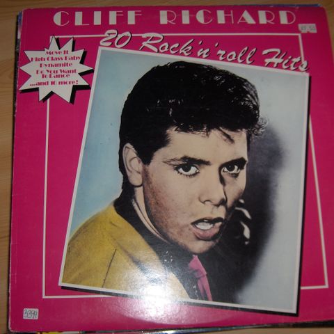 Cliff Richard    -   20 Rock'n'roll Hits,  Vinyl,  2LP