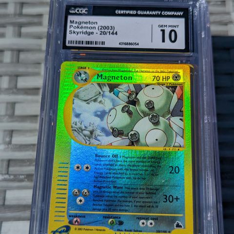 Skyridge Magneton Reverse Holo CGC 10 Gem-Mint 💎