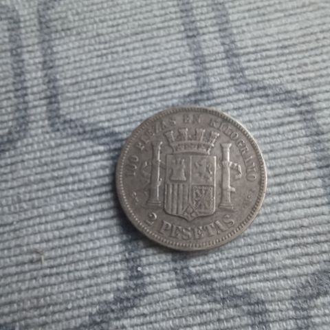 2 pesetas 1870 snm