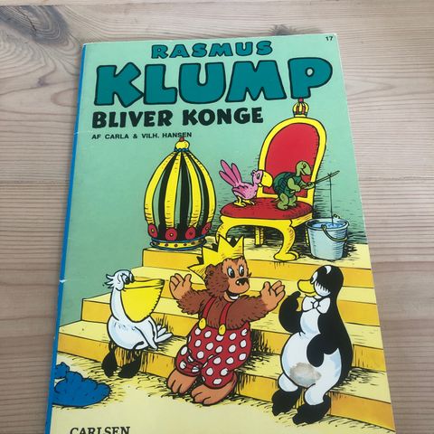 Rasmus Klump bliver Konge hefte dansk (hentes/sendes)