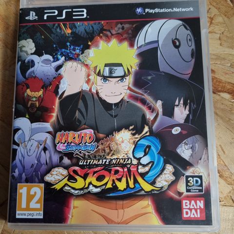 Strøkent PS3 Naruto Shippuden Ultimate Ninja Storm 3