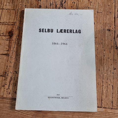 Selbu lærerlag 1864 - 1964 - Pent hefte på 100 sider.