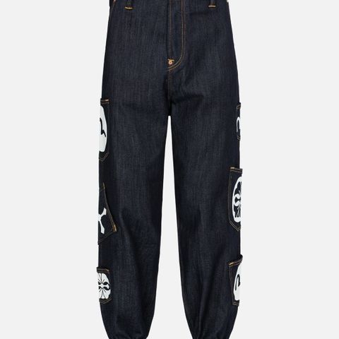 EVISU denim jogger multipocket