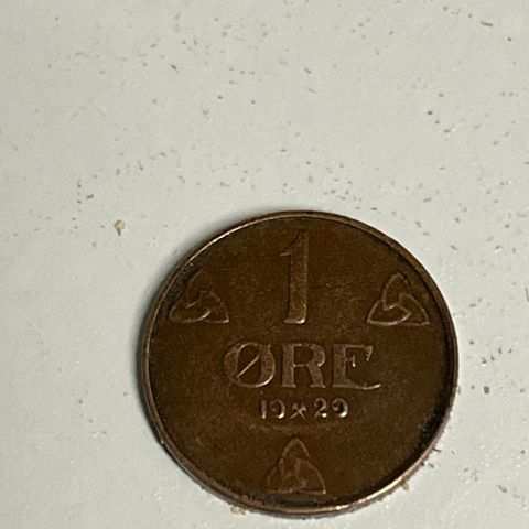 1929. 1 Øre