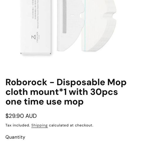 Roborock mop cloth