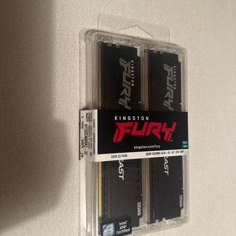 Kingston Fury DDR5 32GB 5200mhz 16x2