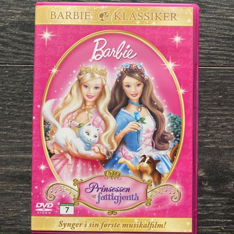 DVD Barbie Prinsessen og fattigjenta ✨