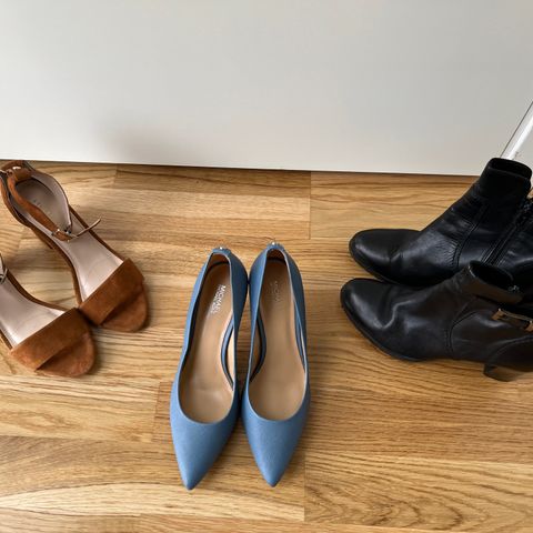 3x Ladies’ shoes: Michael Kors, Stockholm Design Group, Tamarind