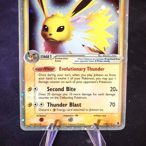 Jolteon EX 109/113 - Pokemon TCG Delta Species