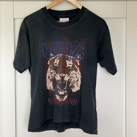 ANINE BING TIGER TEE BLACK S