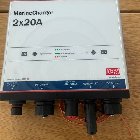 Defa marinelader 2x20a