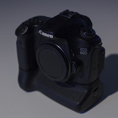 Canon EOS 60D med BG-E9 Battery Grip