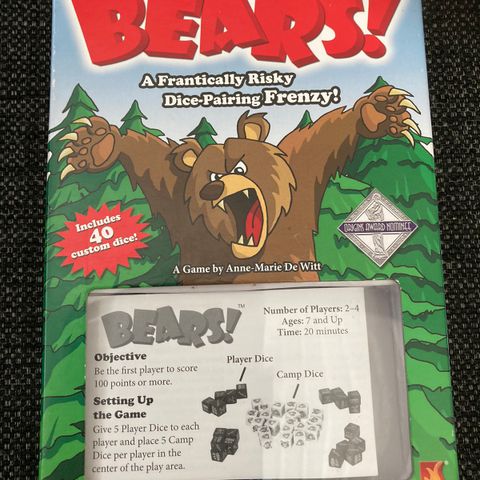 Bears! The dice game.